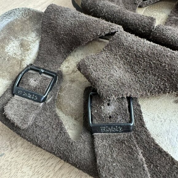 Birki by Birkenstock Brown Suede‎ Sandals Size 39/8 Womens - Picture 8 of 8